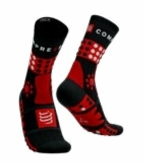 Спорт > Бягане > Чорапи Compressport Trekking Socks Black/Red/White T3