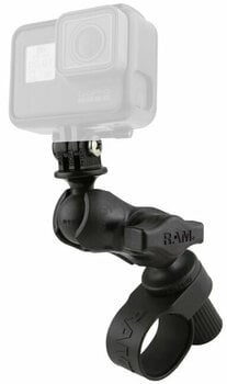 Držiak mobilu / GPS na motorku Ram Mounts Tough-Strap Double Ball Mount with Universal Action Camera Adapter - 1