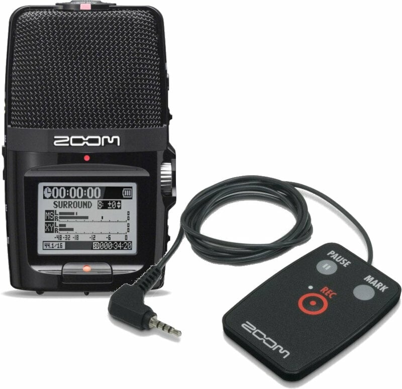 Portable Digital Recorder Zoom H2N Remote SET Black