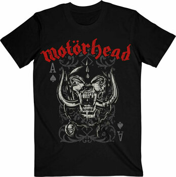T-Shirt Motörhead T-Shirt Playing Card Male Black S - 1