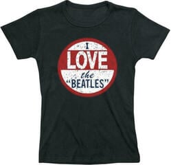 Skjorta The Beatles I Love Black