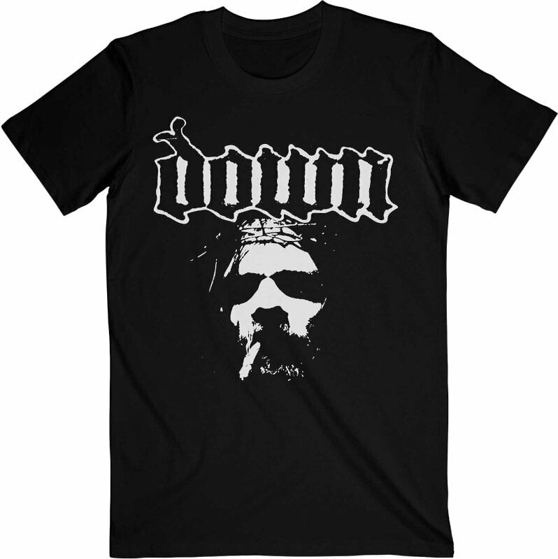 T-Shirt Down T-Shirt Face Black M