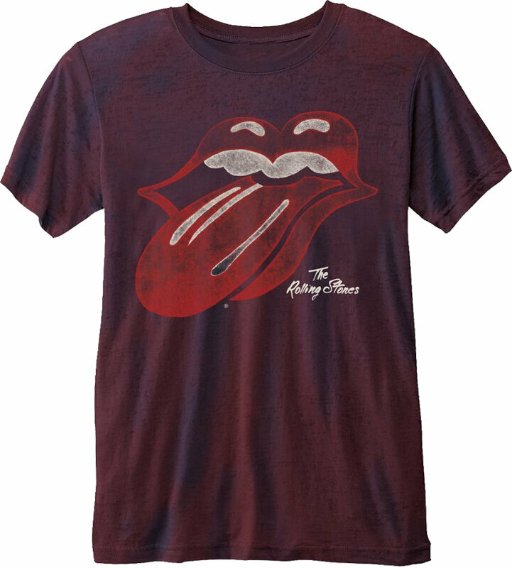 Skjorte The Rolling Stones Skjorte Vintage Tongue Unisex Red L