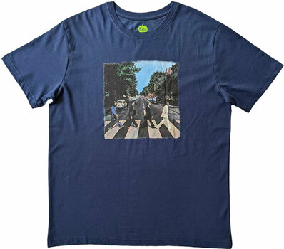 T-Shirt The Beatles T-Shirt Abbey Road Denim 2XL - 1