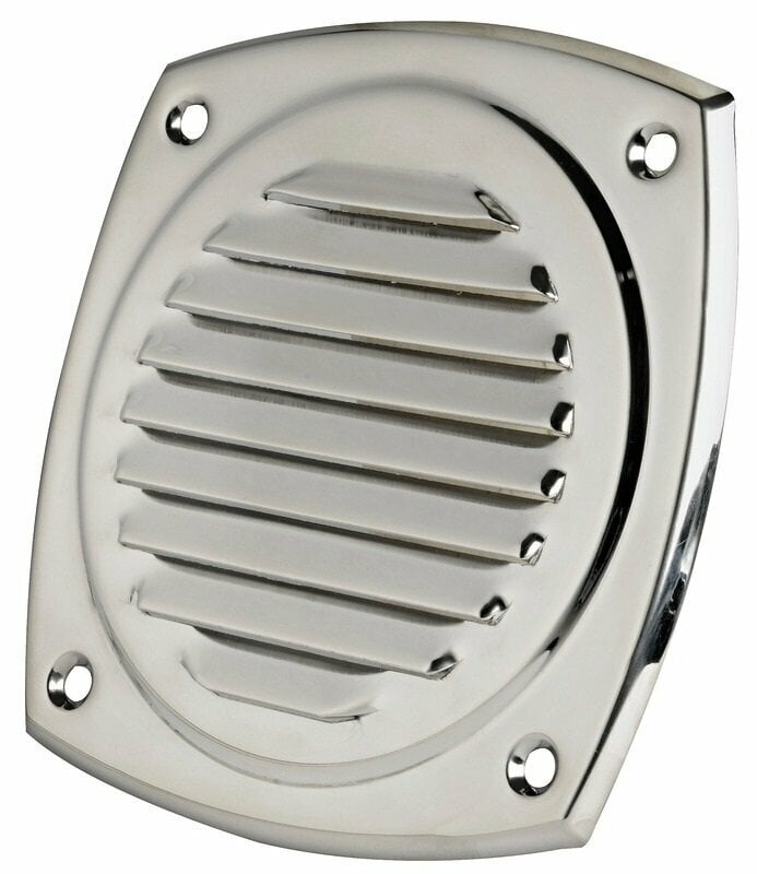 Boat Tank Vent, Boat Filler Osculati Stainless Steel Louvred Vent 125x125 mm