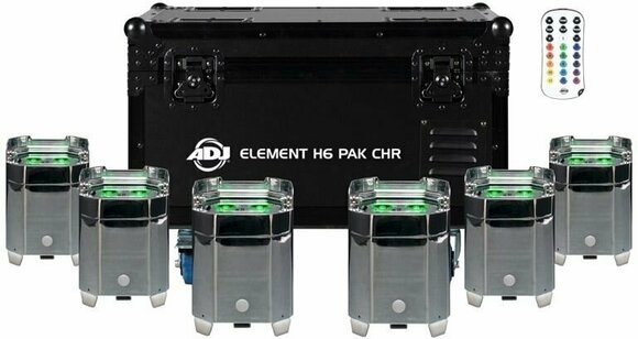 LED PAR ADJ Element H6 Pak CHR - 1