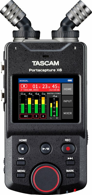 Portable Digital Recorder Tascam Portacapture X6