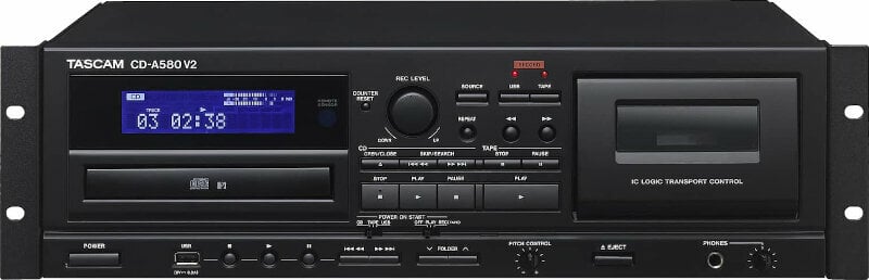 Gravador master/estéreo Tascam CD-A580 v2