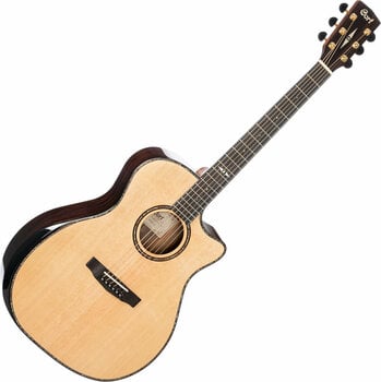 Jumbo elektro-akoestische gitaar Cort GA-PF Bevel Natural - 1