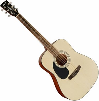 Guitarra dreadnought Cort AD 810 LH Open Pore Natural - 1