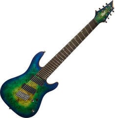 Multiscale electric guitar Cort KX 508MS II Marina Blue Burst Multiscale electric guitar