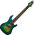 Multi-scale elektrische gitaar Cort KX 508MS II Marina Blue Burst
