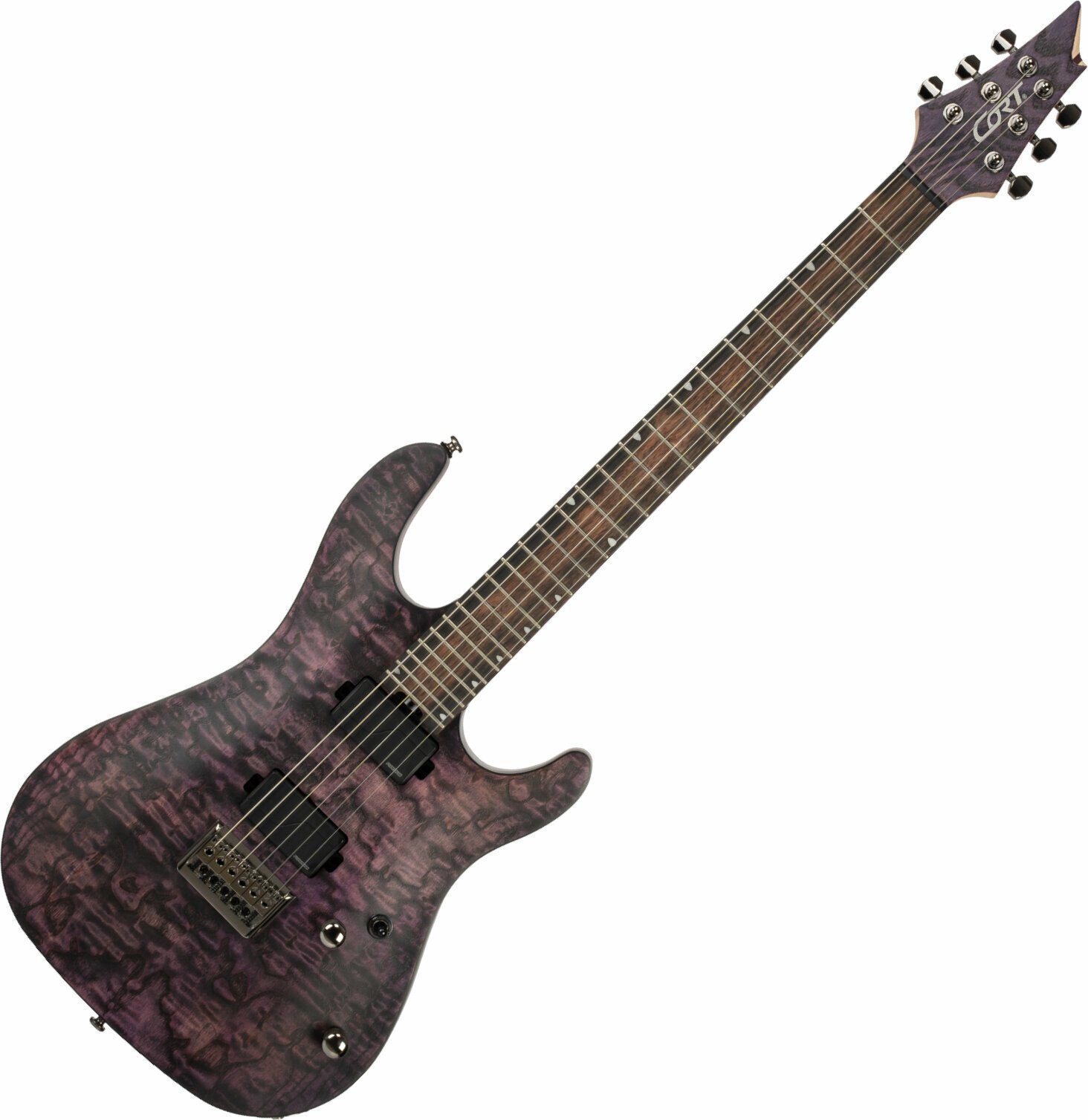 Electric guitar Cort KX500 Etched Deep Violet