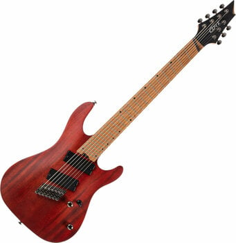 Elektryczna gitara multiscale Cort KX 307MS Open Pore Mahogany - 1