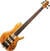 5-strunová basgitara Cort A5 Plus SC Amber Open Pore