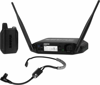 Draadloos Headset-systeem Shure GLXD14+E/SM35-Z4 2,4 GHz-5,8 GHz - 1