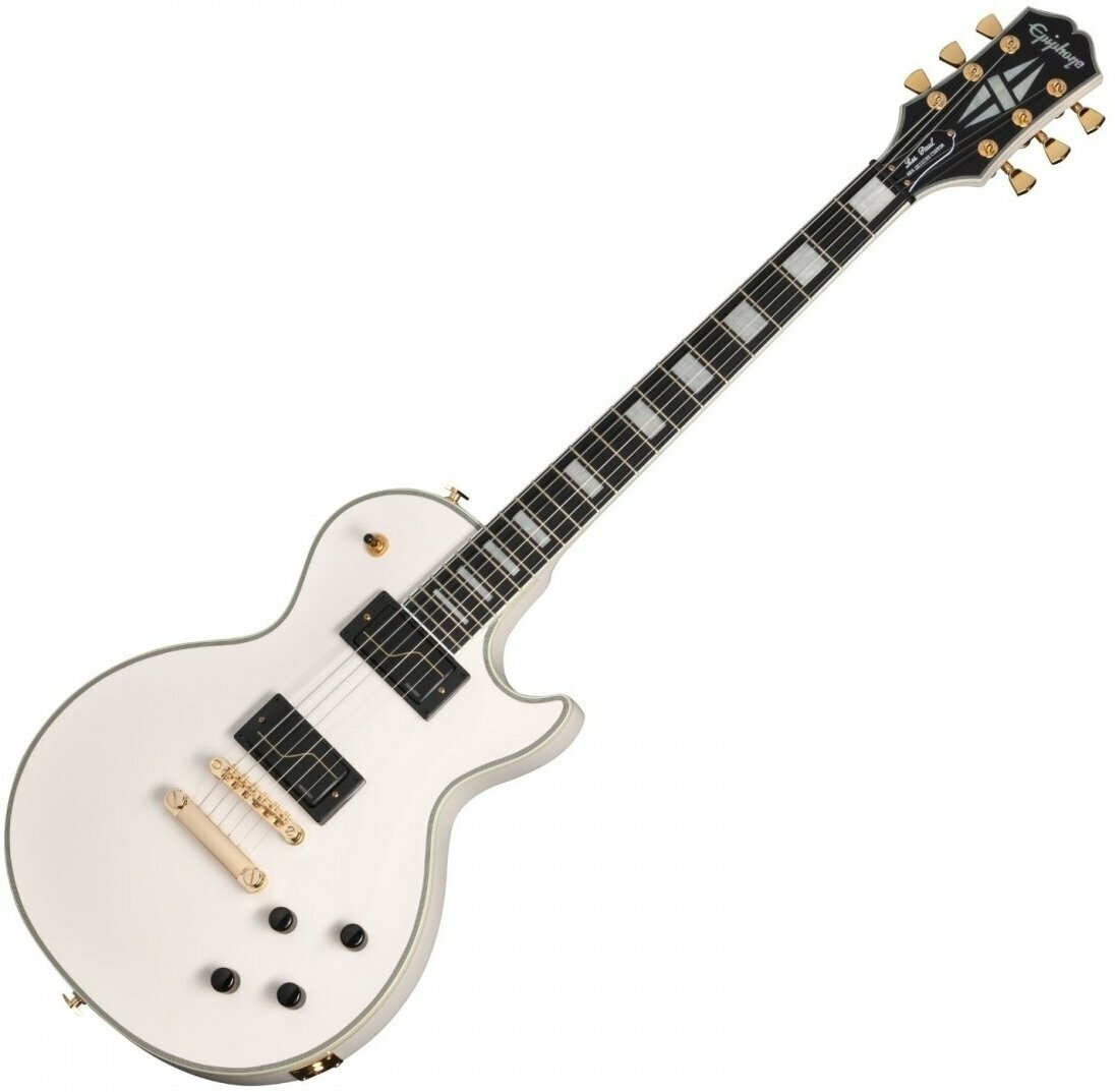 Guitare électrique Epiphone Matt Heafy Les Paul Custom Origins Bone White