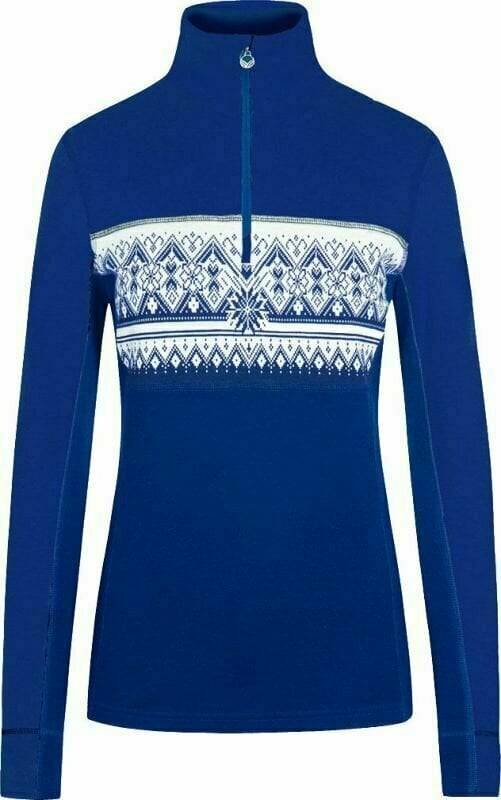 Dale of Norway Moritz Basic Womens Sweater Superfine Merino Ultramarine/Off White L