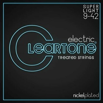 Cordes pour guitares électriques Cleartone Super Light 9-42 - 1