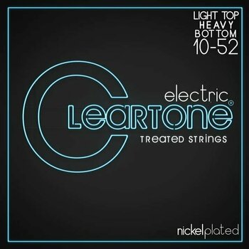 Elektromos gitárhúrok Cleartone Light Top/Heavy Bottom 10-52 - 1