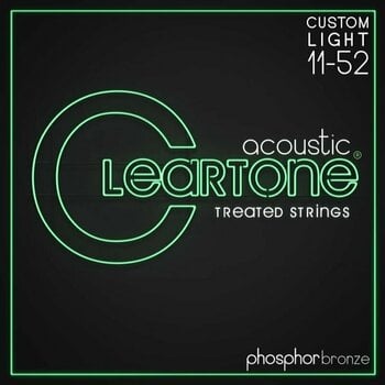 Струни за акустична китара Cleartone Phos-Bronze - 1