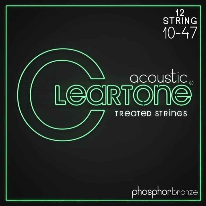 Set de corzi pentru chitară acustică Cleartone Phos-Bronze 12 String