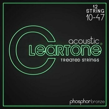 Struny do gitary akustycznej Cleartone Phos-Bronze 12 String - 1