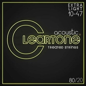 Snaren voor akoestische gitaar Cleartone 80/20 - 1