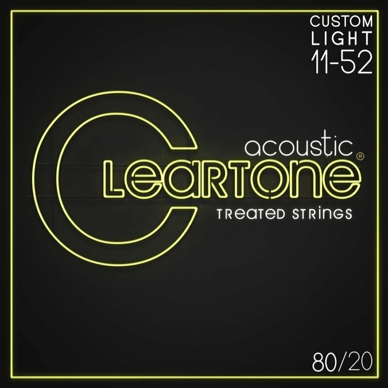 Snaren voor akoestische gitaar Cleartone 80/20