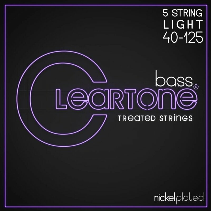 Corde Basso 5 Corde Cleartone 5 String Light 40-125