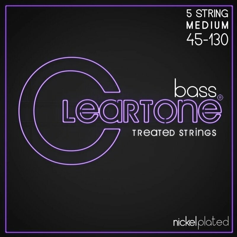 Strune za 5 strunsko bas kitaro Cleartone Light 5 String 45-130