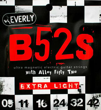 Elektromos gitárhúrok Everly B52 Rockers 9-42 - 1