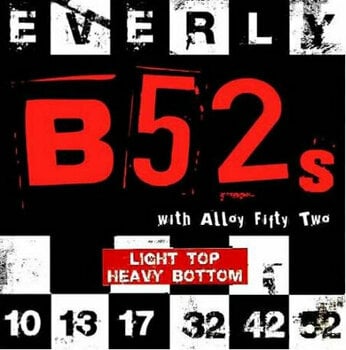 Snaren voor elektrische gitaar Everly B52 Rockers 10-52 - 1