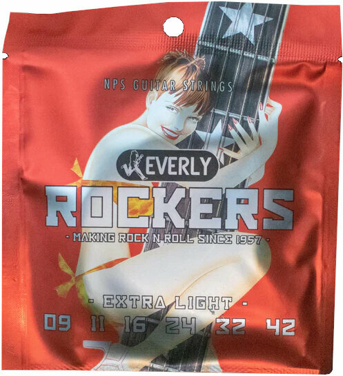 Sähkökitaran kielet Everly Rockers 9-42
