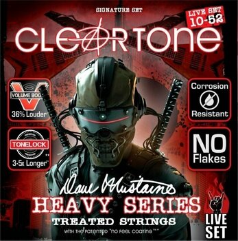 Struny pro elektrickou kytaru Cleartone Dave Mustaine Struny pro elektrickou kytaru - 1