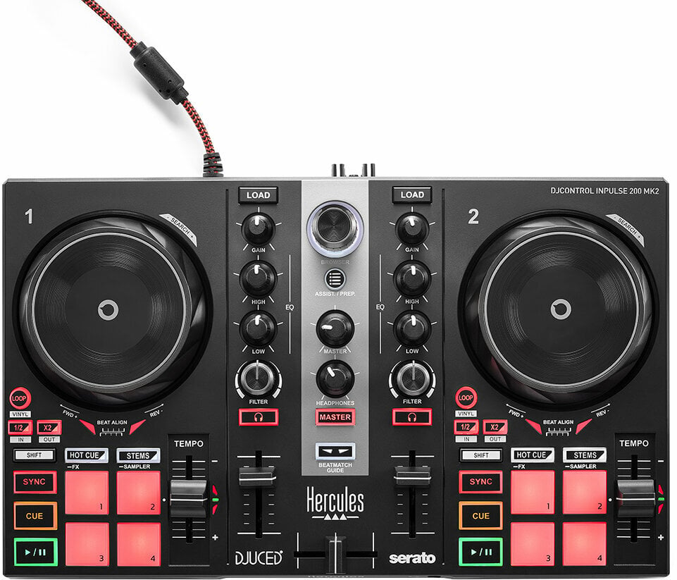 Levně Hercules DJ INPULSE 200 MK2 DJ kontroler