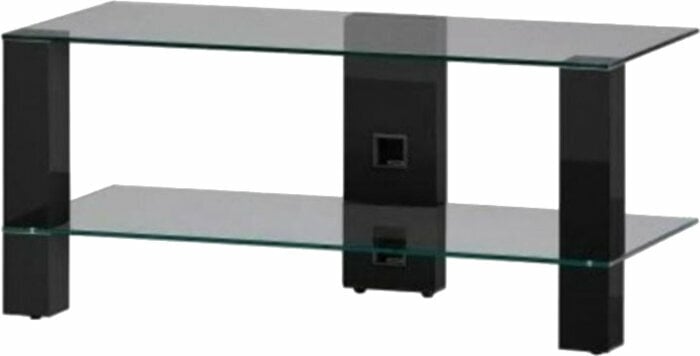 Hi-Fi/ TV-tafel Sonorous PL 3415 C Black/Clear (Alleen uitgepakt)