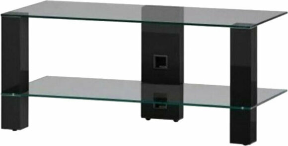 Table Hi-Fi / TV Sonorous PL 3415 C Black/Clear (Juste déballé) - 1