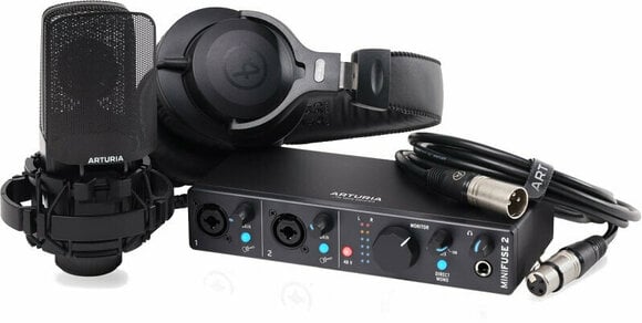 Interface áudio USB Arturia MiniFuse Recording Pack - 1