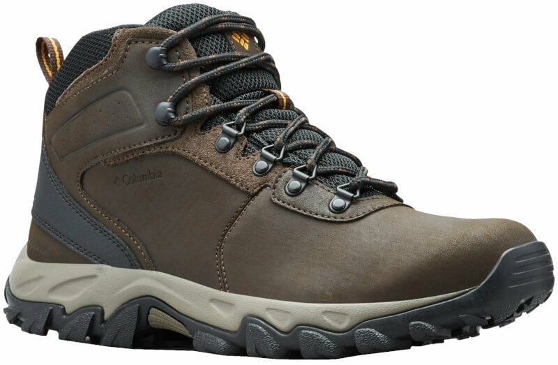 Mens Outdoor Shoes Columbia Men's Newton Ridge Plus II Waterproof Hiking Boot Cordovan/Squash 44 Mens Outdoor Shoes