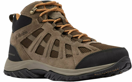 Mens Outdoor Shoes Columbia Men's Redmond III Mid Waterproof Shoe Cordovan/Elk 41 Mens Outdoor Shoes - 1