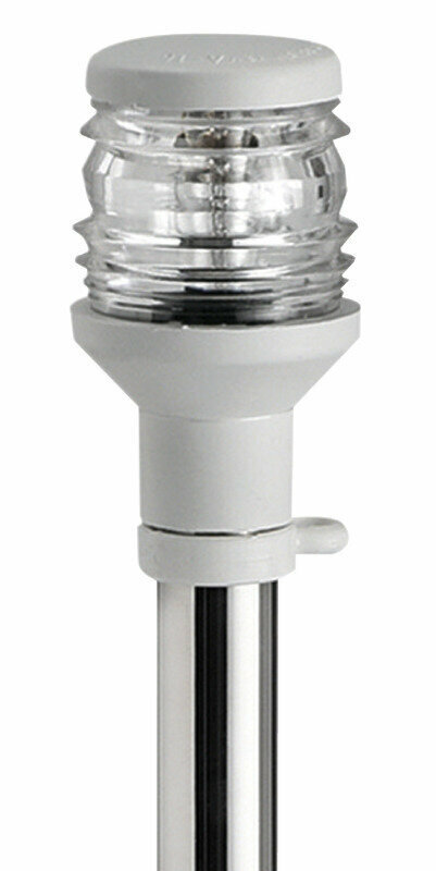Navigation Light Osculati Lightpole Stainless Steel with white plastic light