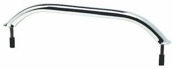 Segelzubehör Osculati Oval pipe handrail Stainless Steel external screws 220 mm - 1
