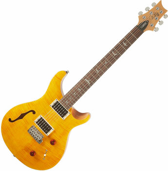 Električna gitara PRS SE Custom 22 Semi-Hollow Violin Top Carve Santana Yellow Električna gitara - 1