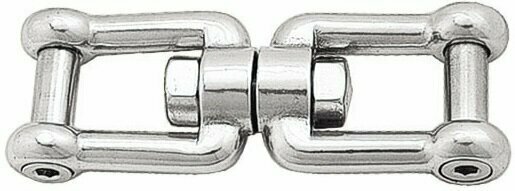 Boat Anchor Accessory Osculati Shack/shack swivel with flush pin Stainless Steel AISI316 6 mm - 1