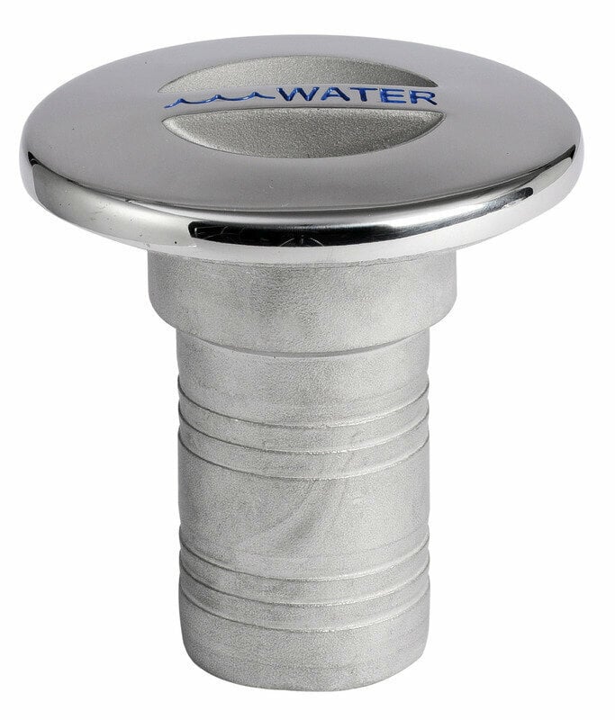 Boat Water Valve, Boat Filler Osculati WATER deck plug Stainless Steel AISI316 38mm