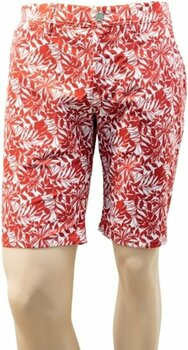 Lühikesed püksid Alberto Earnie Waterrepellent Revolutional Flowers Mens Shorts Red Fantasy 52 - 1