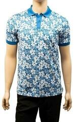 Tricou polo Alberto Max Blue Fantasy