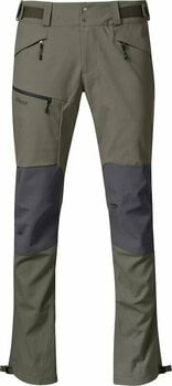 Calças de exterior Bergans Fjorda Trekking Hybrid Pants Green Mud/Solid Dark Grey M Calças de exterior - 1