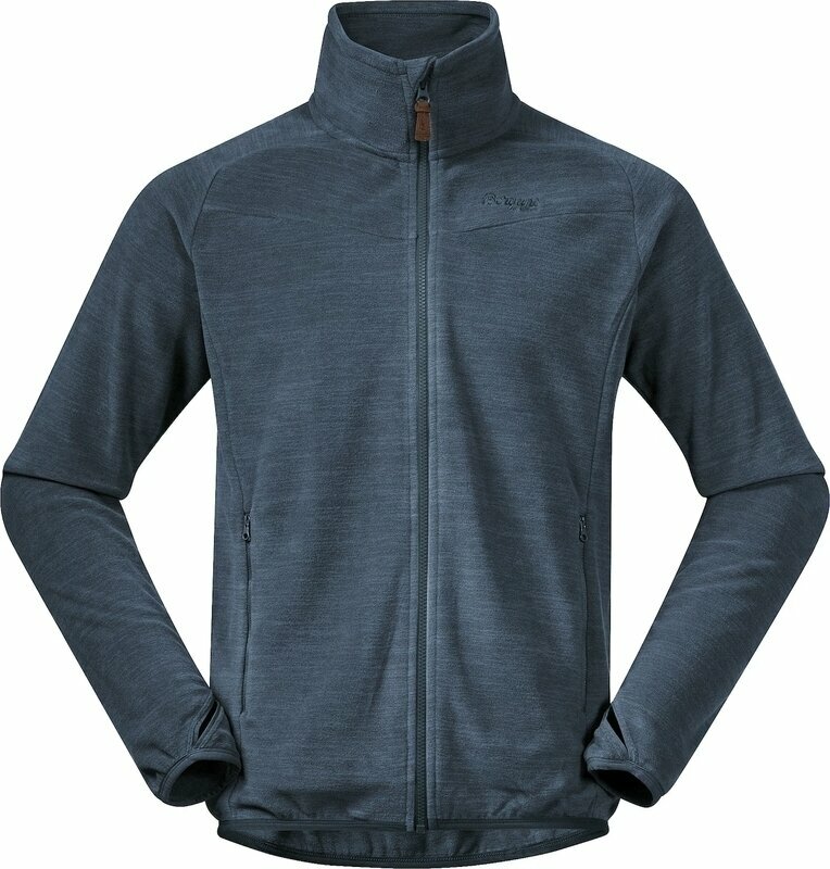 Bergans Pulóver Hareid Fleece Jacket NoHood Orion Blue L